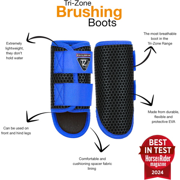 Equilibrium Tri-Zone Brushing Boot 8546 - White